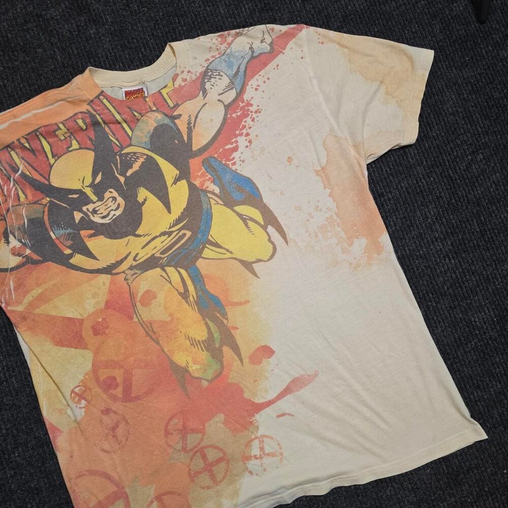 2009 Marval Comics Wolverine All Over Print Tee. Mens 2XL - Picture 3 of 5